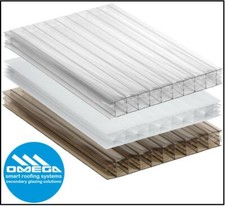 Image of 25mm Polycarbonate Roofing Sheets - Various Sizes / Clear - Bronze - Opal