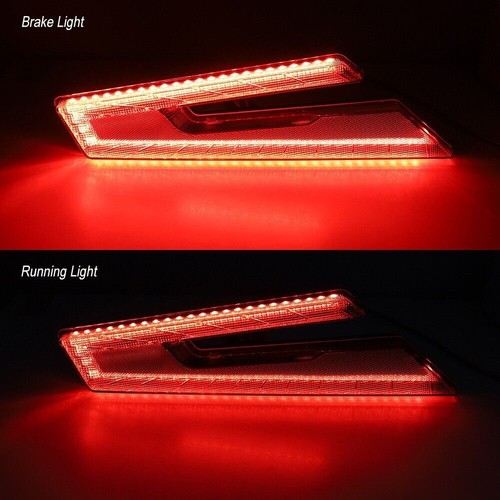 Left & Right Rear LED Brake Tail Lights For Polaris RZR PRO XP /4 2020-2022 2023 - Picture 7 of 9