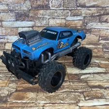 New Bright Remote Control Junk Yard Dogz DIESEL Blue Monster Truck 12” No Remote