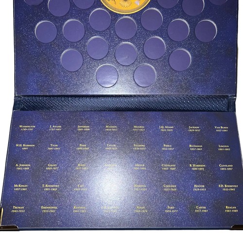 World Reserve Monetary Exchange Navy Blue Presidential Coin Dollar Album Book - Picture 5 of 12
