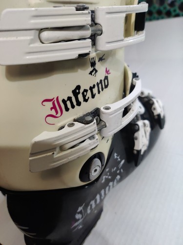 Lange SC1701 Alpine Ski Boots Woman Size 9 Inferno - Picture 9 of 10