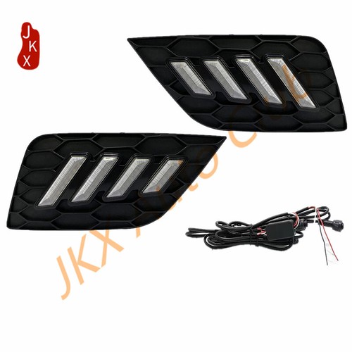 Sequence DRL LED Daytime Running FogLight Dynamic Signal For Nissan Sentra 16-19 - Picture 8 of 12
