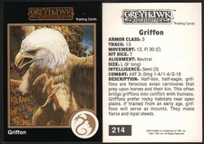 1991 TSR AD&D Gold Border RPG Fantasy Art Dungeons & Dragons Card #214 Greyhawk