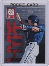 Carlos Correa HOUSTON ASTROS ROOKIE CARD Elite Hype RC Baseball WORLD SERIES!!