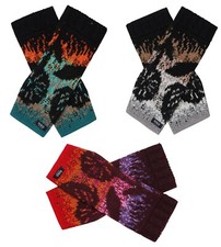 Ivko Gloves Wool Sunrise Black Red Braun 232787