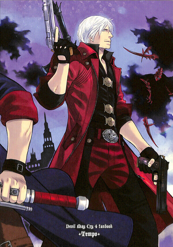 Devil May Cry Doujinshi Comic Book Vergil x Dante Holding key