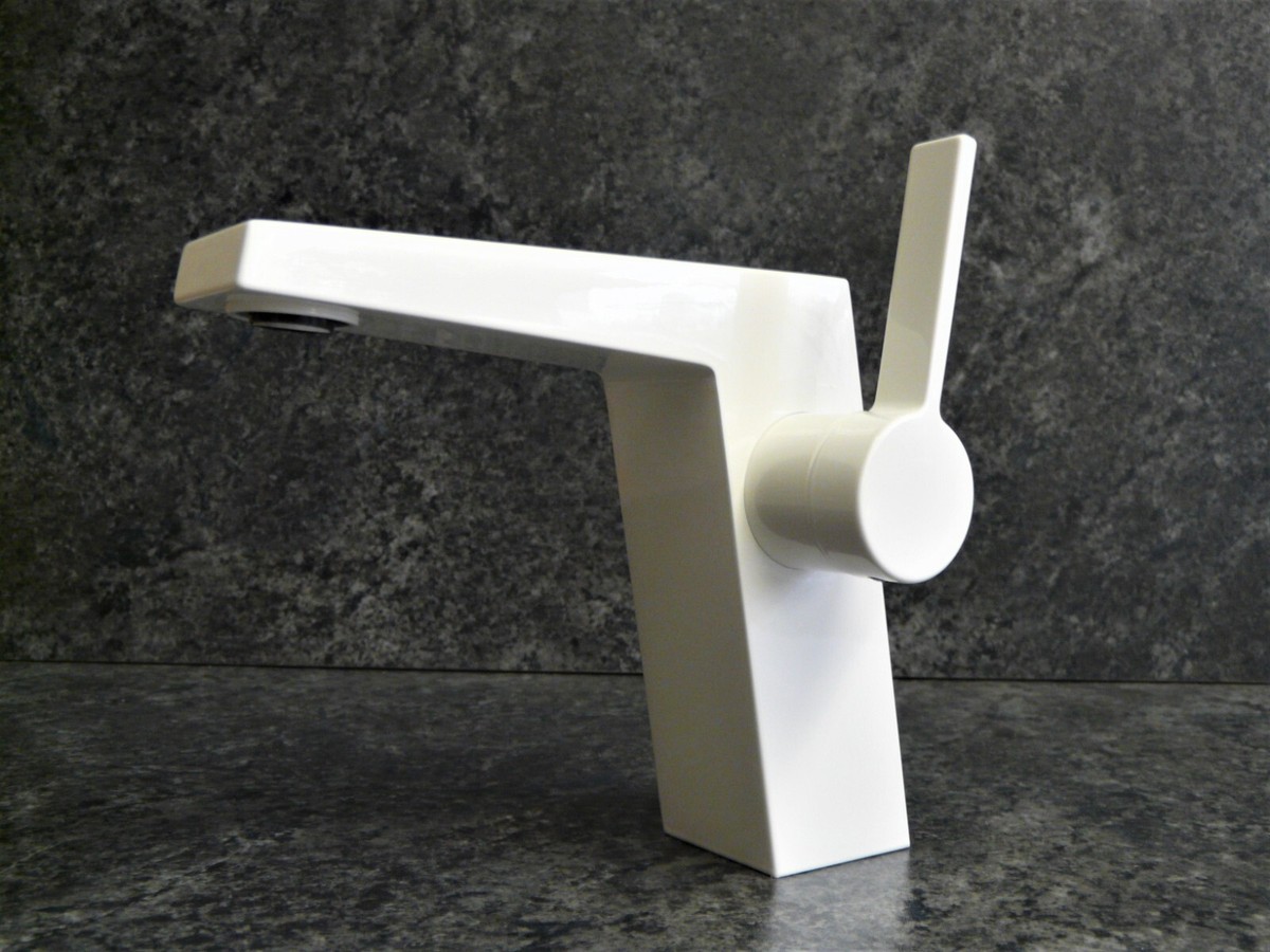 Mitigeur de lavabo blanc, SENSEA Mia