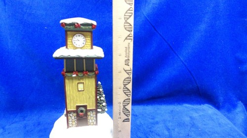 Hawthorne Village Clock Tower Holiday Towers Train Accessory Christmas 2008 NIB - Picture 8 of 8