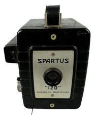 Vintage SPARTUS 120 Camera Chicago,IL Untested Sold As Is For Parts Untested USA