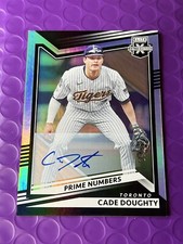 2022 Elite Extra Edition Prime Numbers Signatures B Auto #78 Cade Doughty 30 /61