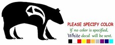American Bear Adhesive Vinyl Decal Sticker Car Truck Window Bumper Laptop 7"