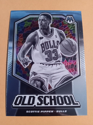 Scottie Pippen 2019 Panini Mosaic Old School #11 Basketball Card