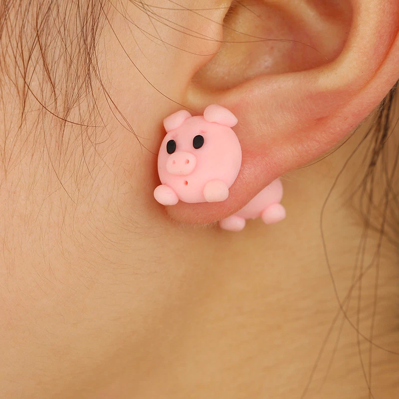 Balenciaga pig earrings deals