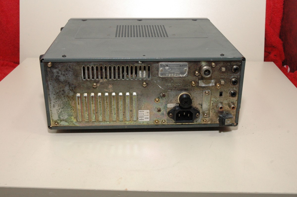 ICOM IC-R7000 ジャンク品 ☆美品☆ICOM IC-R7000 元箱・付属品あり - メルカリ