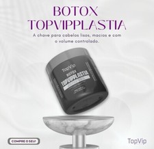 Top Vip Plastia B-Tox - Reductor de volumen extremadamente suave, anti frizz, brillo y repetición