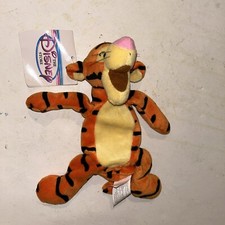 9" Disney Store Tigger Mini Bean Bag Plush Stuffed Animal Toy Tiger Pooh
