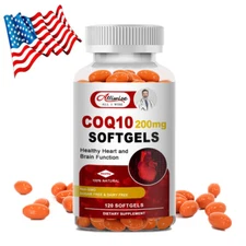 CoQ 10 Coenzyme Q10 Softgels 300mg 120 Capsules Cardiovascular Heart Health