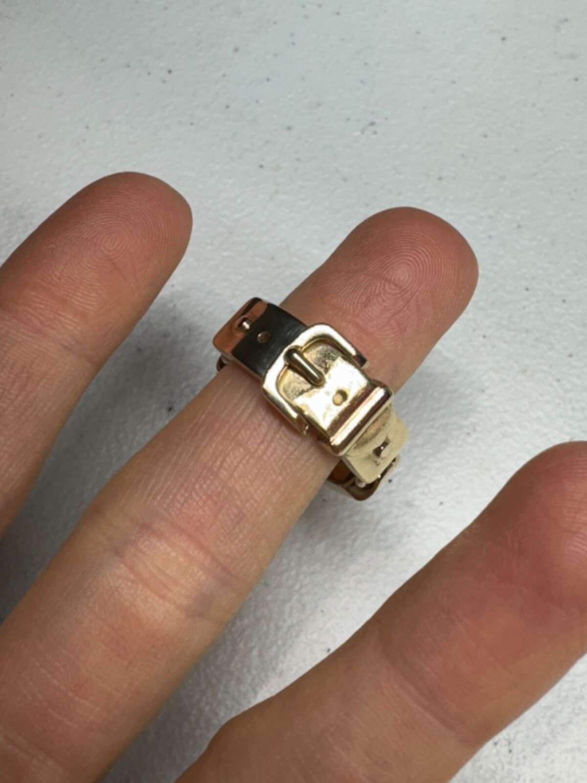 9k Yellow Gold TGF The Great Frog Ardeo Designer Belt Buckle Chain