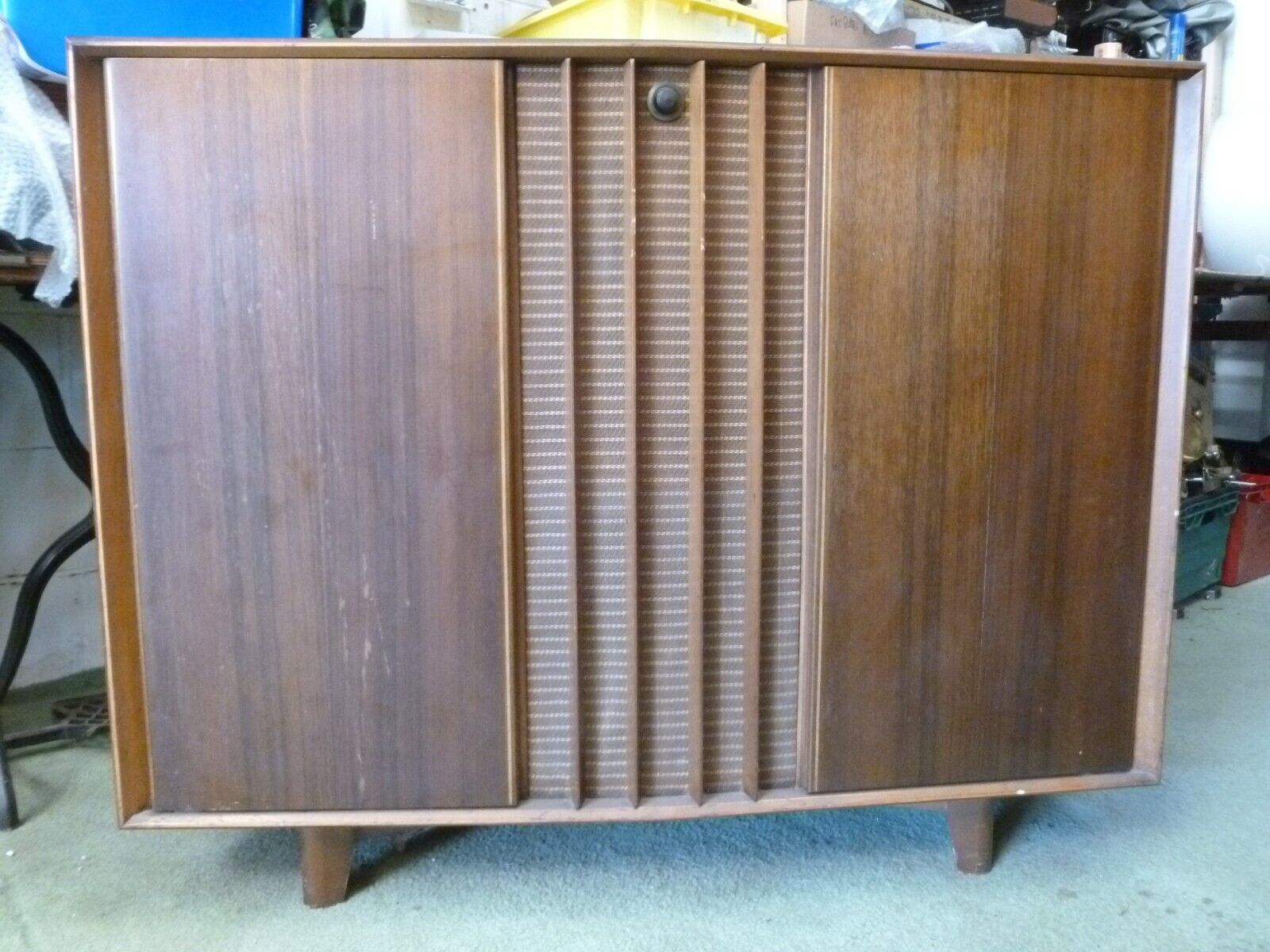 Mid Century 1955 Wooden Case Ferranti AC Radiogram Model 1055 