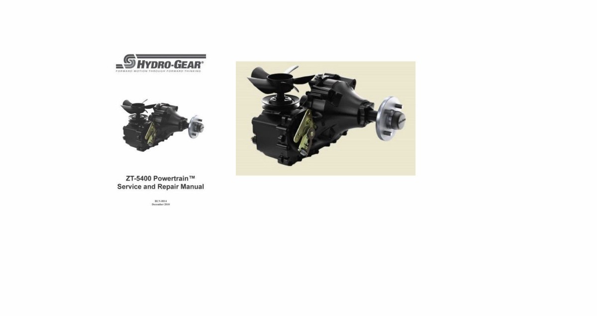©︎handra品 1015-1008L,03935300 BRAND NEW HYDRO GEAR ZT-5400 POWERTRAIN