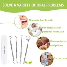 Dental Instruments Tools Scaler Scraper Oral Hygeine Deep Cleaning Set Kit Teeth