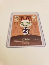 !SUPER SALE! Olivia # 143 Animal Crossing Amiibo Card AUTHENTIC Series 2 NEW!