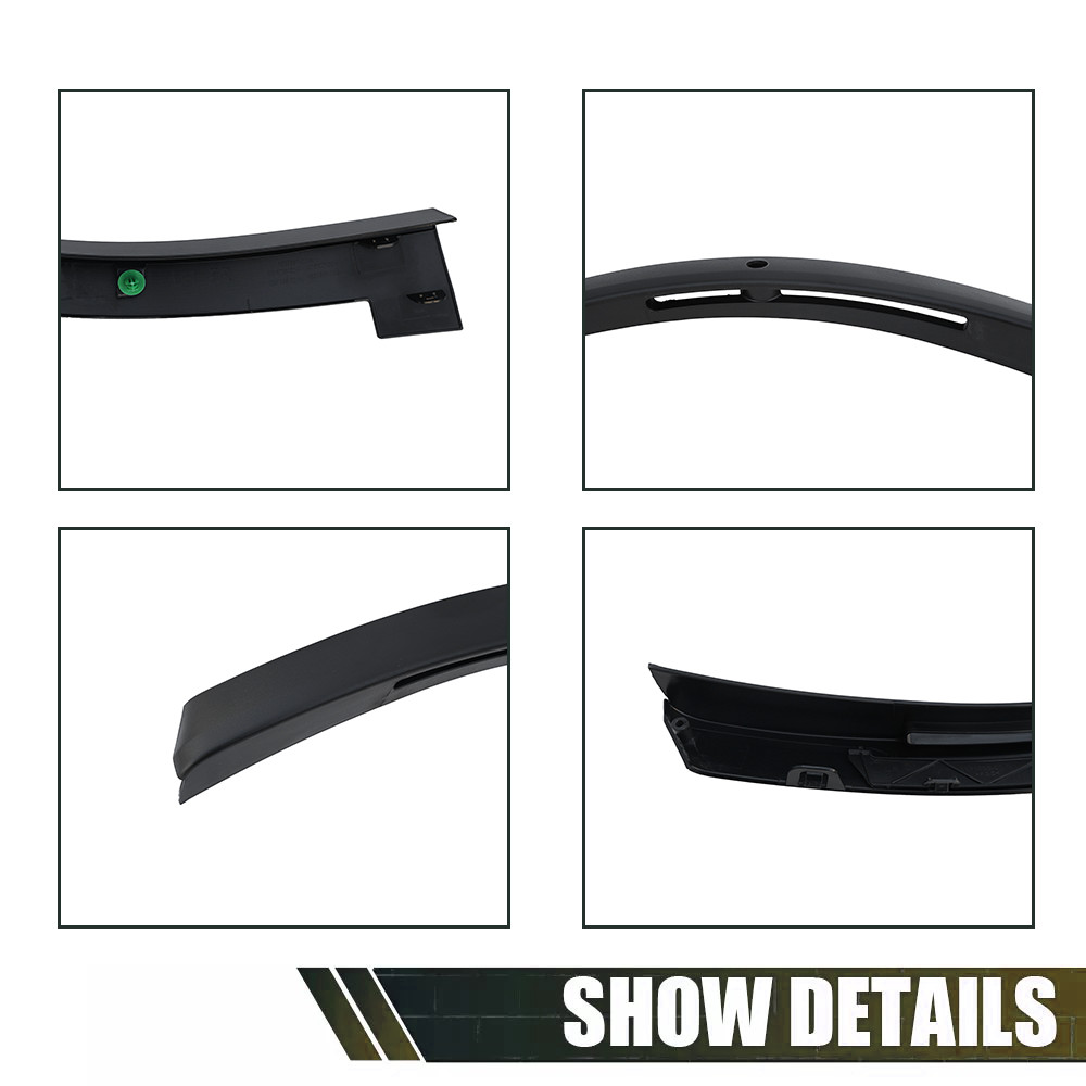 Fit 2016-21 Tesla Model X Front Right Fender Wheel Flare Molding Passenger Side