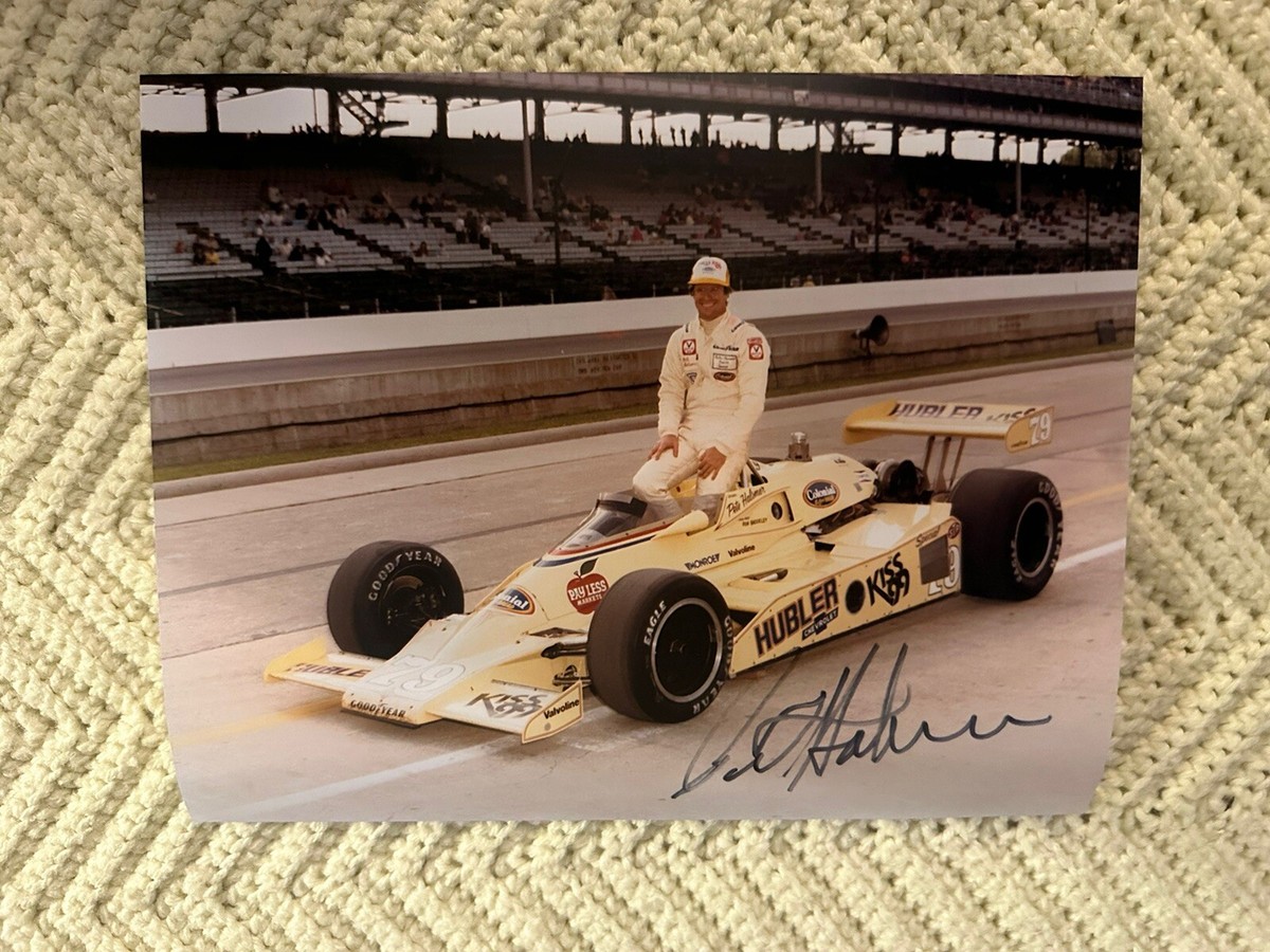 Pete Halsmer Signed X 10 Photo Indianapolis Indy 500 Autographed