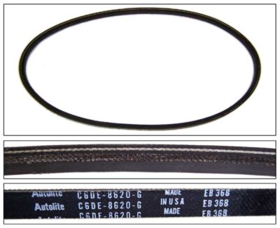 Belt Power Steering 302 / 351W With A/C After 10/23/68 C9OE-8620-C, 1969 Mustang
