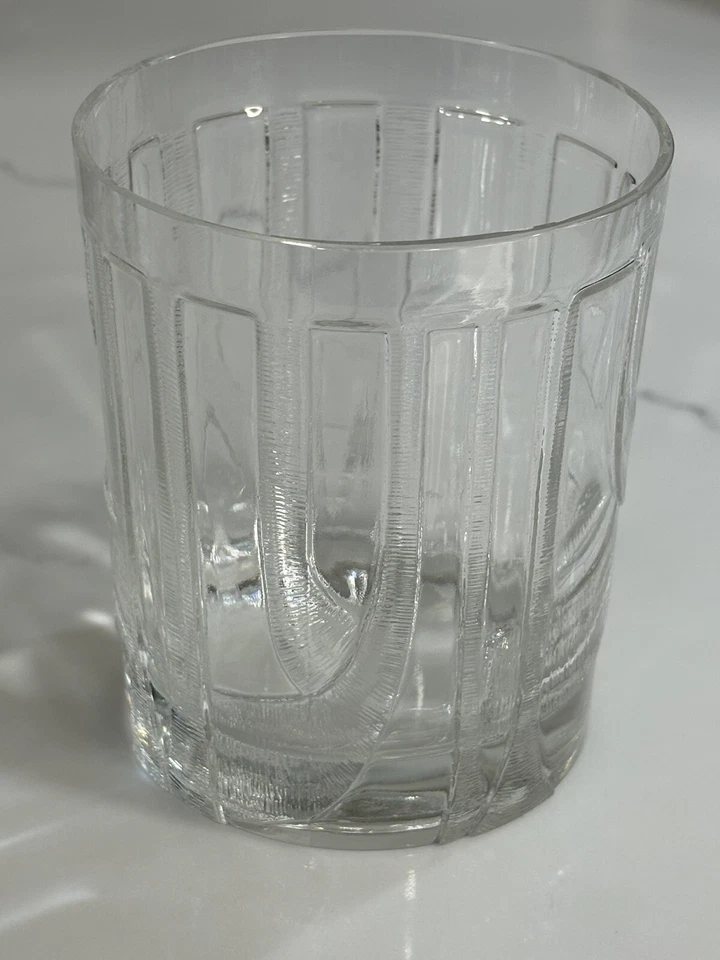 Juego de 4 vasos Riedel bola baja cristal antiguo Claus Josef raro MCM Foto 4 de 4