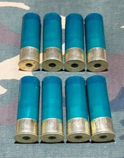 12 GAUGE 2 3/4" SNAP CAPS TRAINING ROUNDS SET OF 8 SAFETY GREEN 1oz ea.