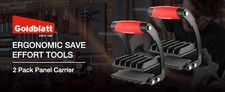 Goldblatt 2Pk Panel Carrier Plywood Lifting Tool Drywall Carrying Tool Soft-Grip