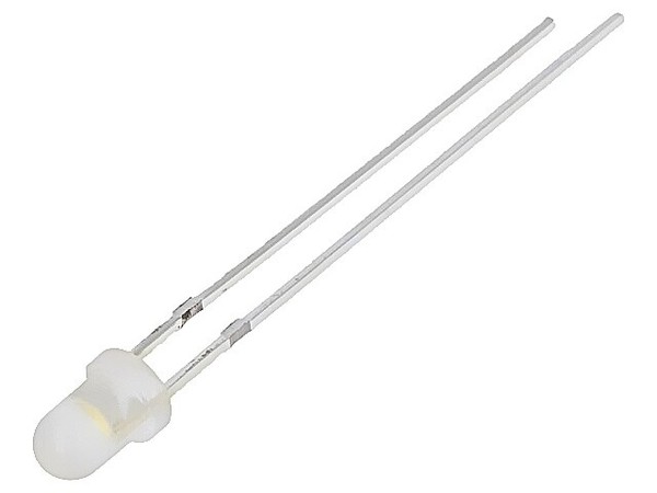 2X OSM54K3132A-1-ST Led 3 Mm Warmweiß 8400-10000Mcd 30° Front: GewöLbt 3000K Opt-image