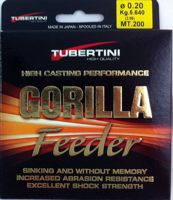 FTM Tubertini Gorilla Feeder Schnur 200m versch. Stärken Fishing Tackle Max
