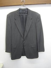 vtg HIckey Freeman Blazer Sport Coat 2 btn dark gray wool sz 41R made in USA