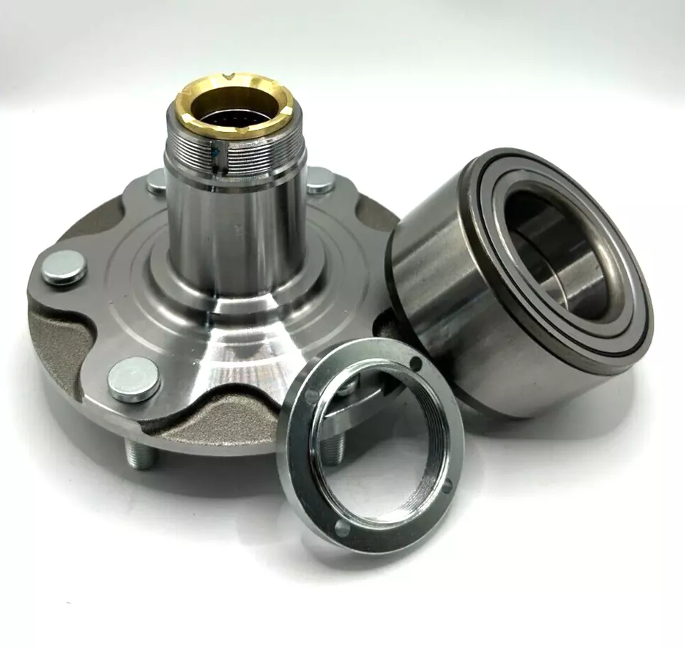 Buje y cojinete de rueda delantera para Toyota Tacoma Tundra Sequoia 1996-2006 4x4 2 juegos Foto 3 de 4