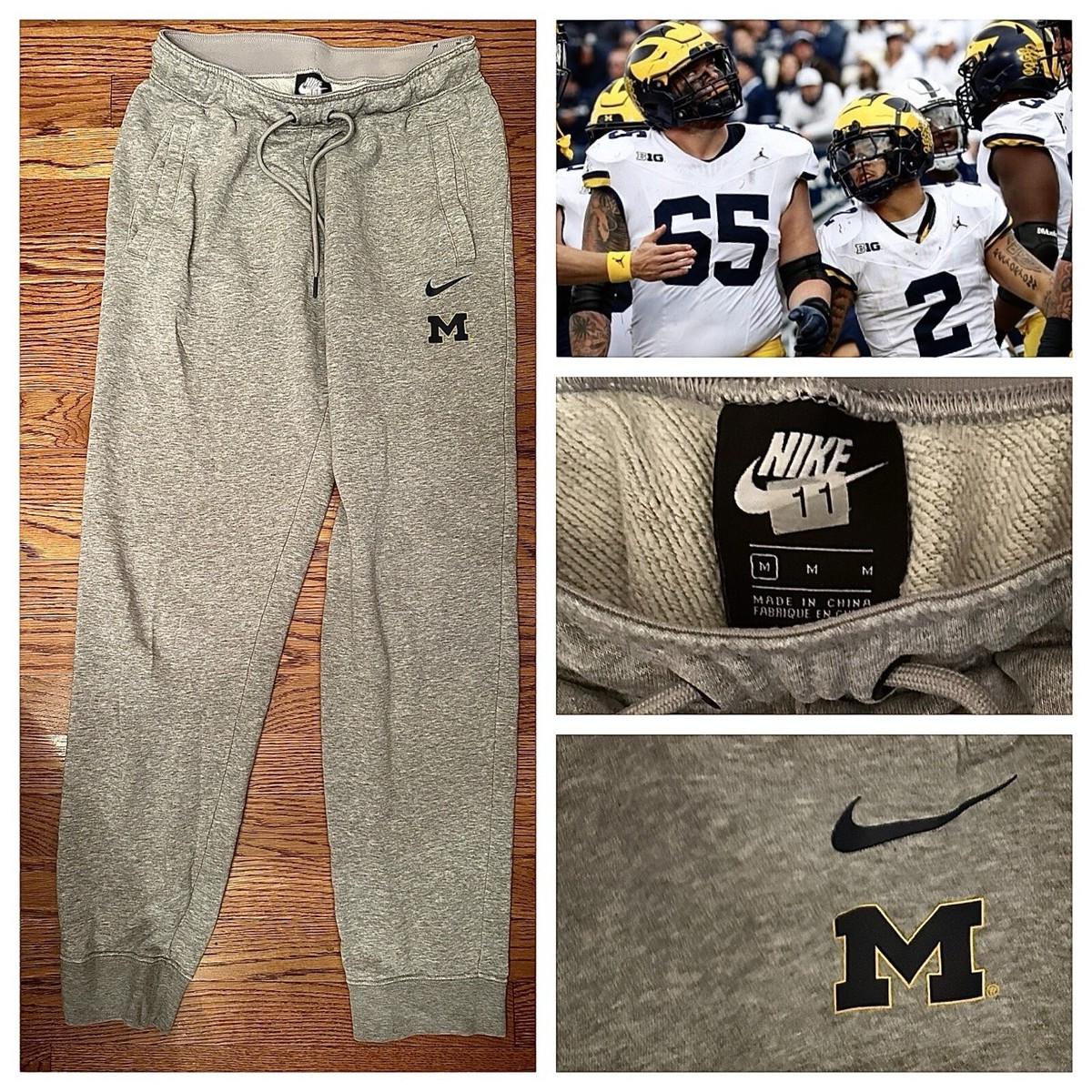 RSM-25270 MICHIGAN PANTS lululemon Michigan Wolverines Mens GREY