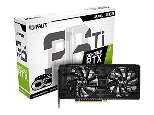 Palit Nvidia GeForce RTX 3060 Ti 8GB Dual Graphics card - Picture 1 of 1