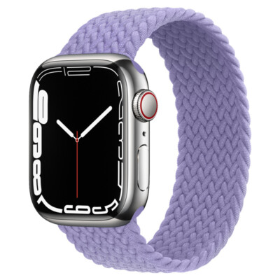 Watch Strap With Stretch Single Loop Nylon Braid Explosive Style
