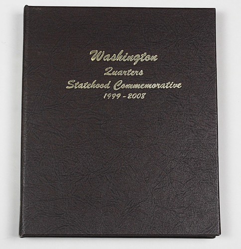 1999-2008 Statehood & DC/Territorial 25C Dansco Coin Album (112 Coins)