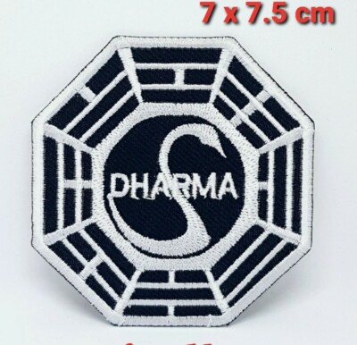Dharma LOST Swan Initiative bestickter Aufnäher aufbügeln/nähen