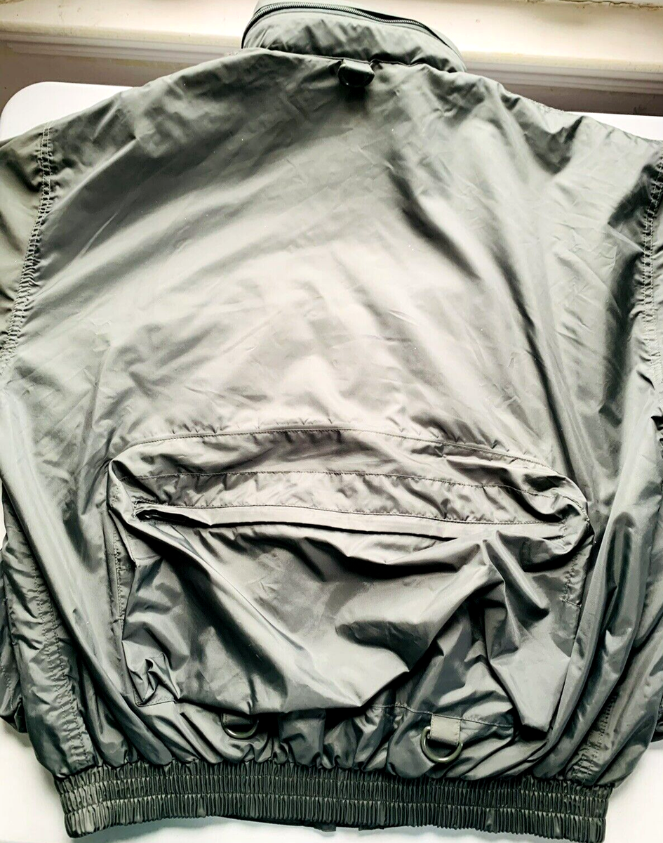 Vintage Hodgman Lakestream Men L Fishing Jacket Hood Packable