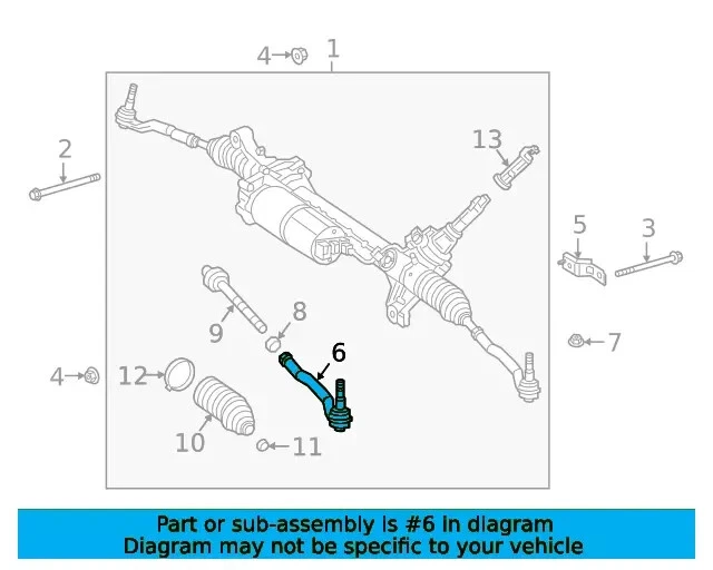 NUEVO extremo de barra de amarre exterior del conductor izquierdo para Mercedes Benz G63 AMG G550 19-23 EE. UU. Foto 2 de 3