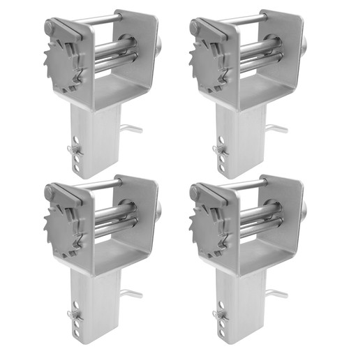 Cabrestante de bolsillo de estaca de remolque de alta resistencia 4 piezas cabrestante de bolsillo de estaca 5400 lb - Imagen 6 de 16