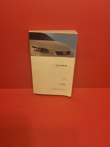 11 2011 Lexus CT 200h Owners Manual