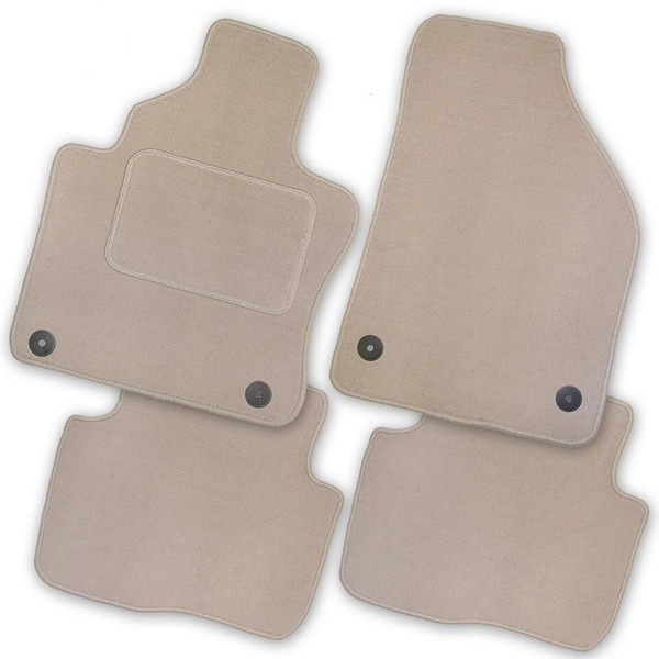 Auto-FußMatten Royal Beige FüR Hyundai Bayon Ab 2021 Automatten Autoteppiche-image