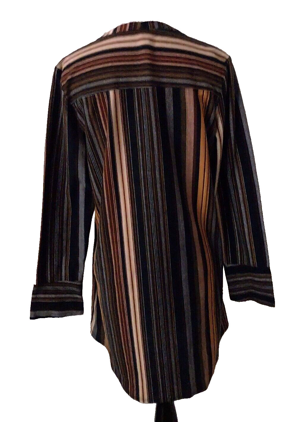 BEBOP PULLOVER TUNIC MULTICOLOR STRIPES POCKET LO… - image 14