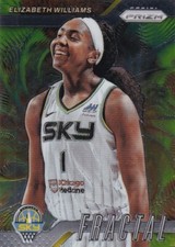 2024 Panini Prizm WNBA   Fractal Insert #14 ELIZABETH WILLIAMS -SKY