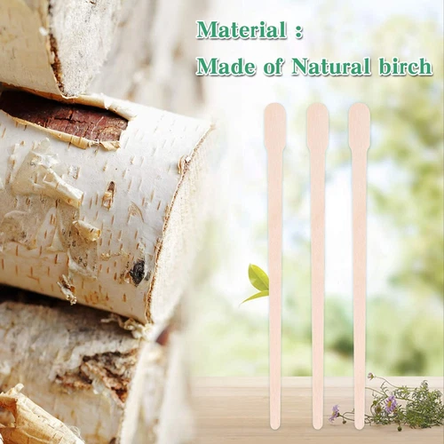 400pcs Wooden Eyebrow Waxing Sticks for Hair Removal Wax Spatulas Applicator - Picture 3 of 7