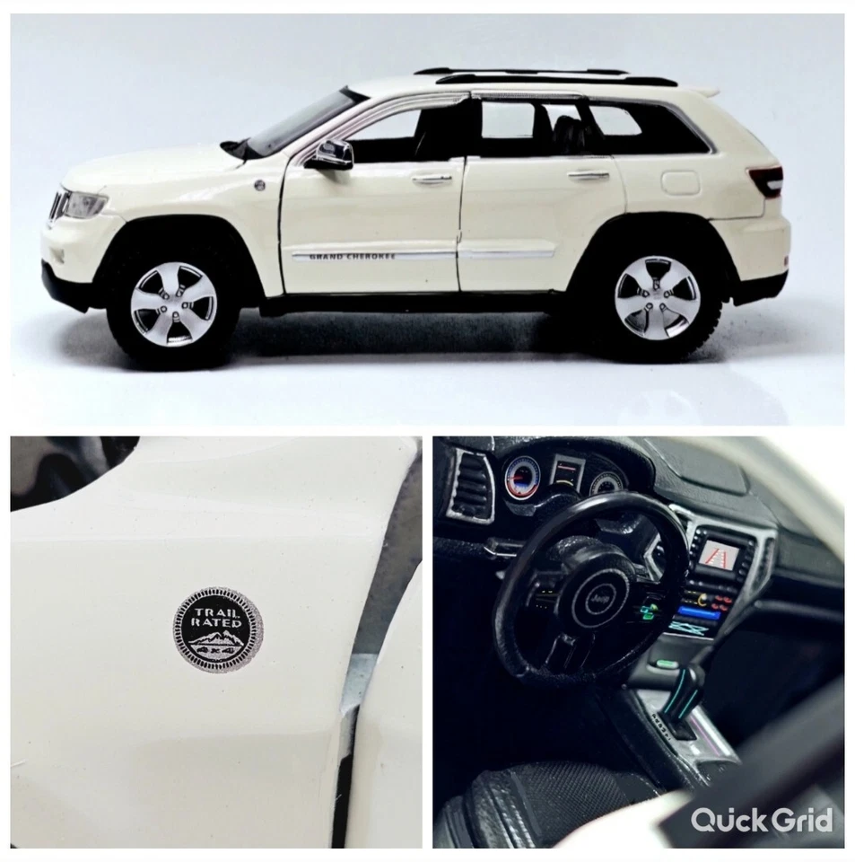 Best Revelation Ever! 2011 JEEP GRAND CHEROKEE LAREDO Bone 1:24 Scale Truck - Image 2 of 4